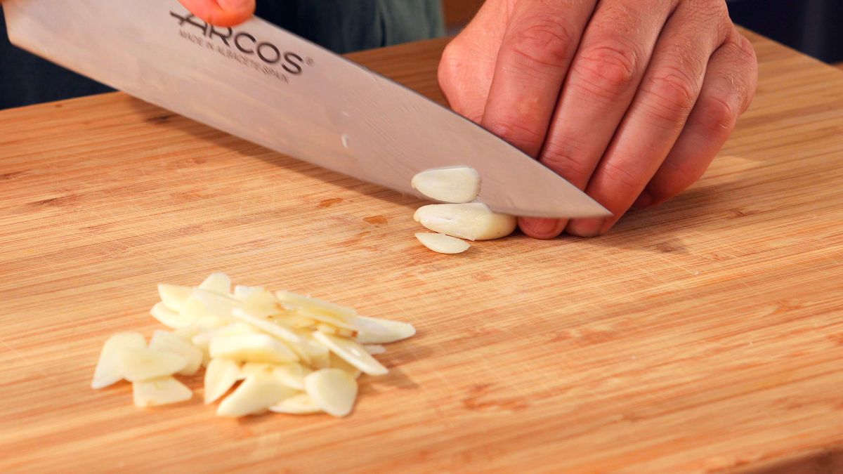 Pollo al ajillo   Paso 1