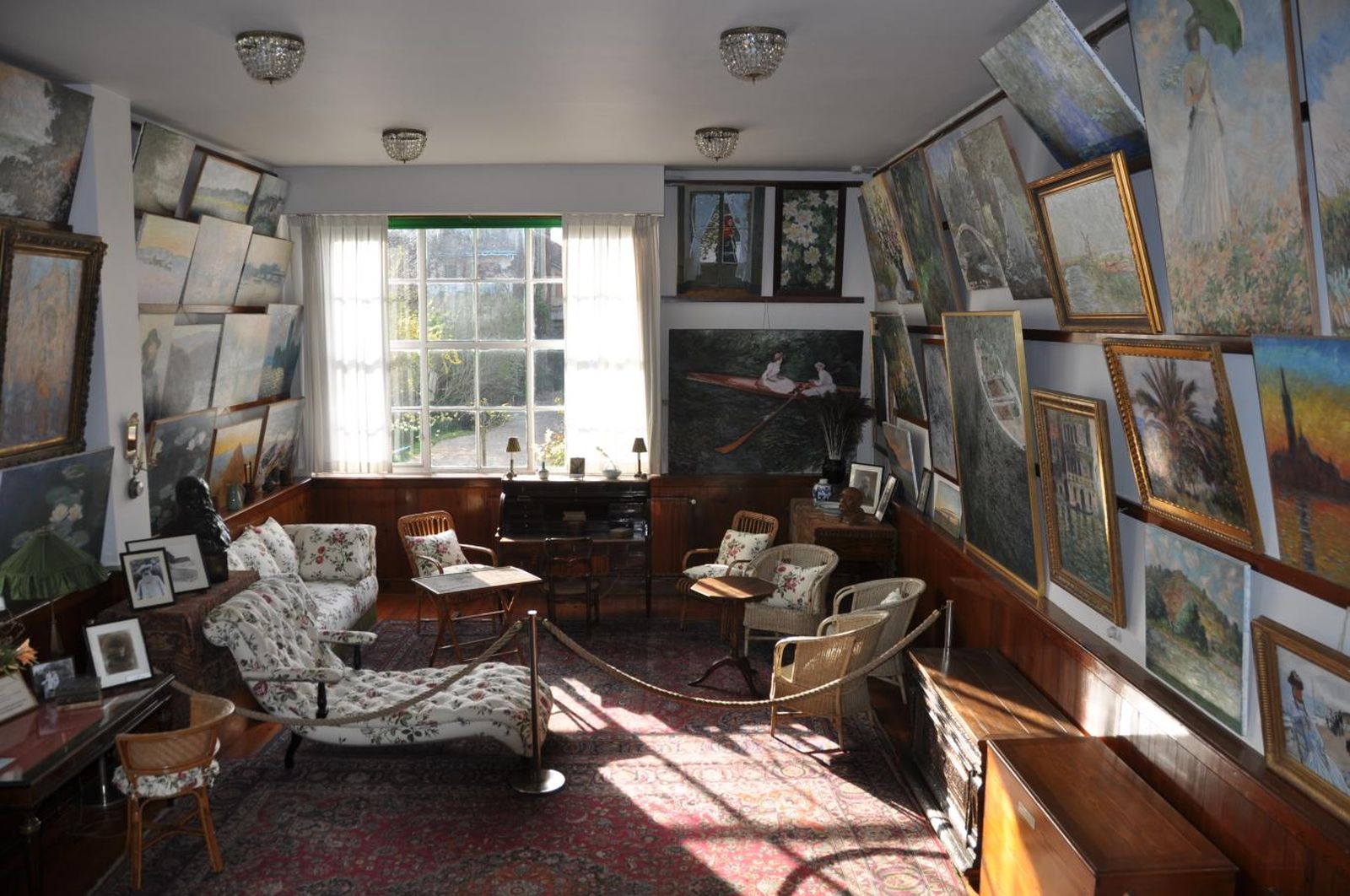 Taller de Monet en su casa. Taller de Monet en su casa.