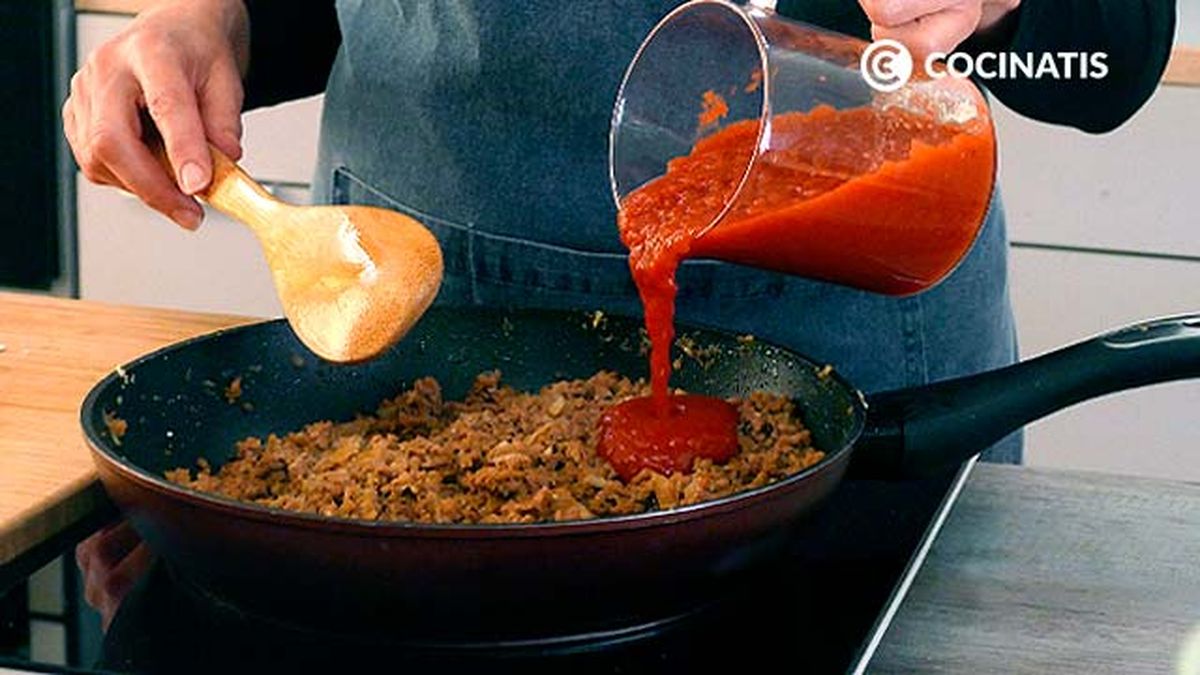 Receta de lasaña de calabacín  paso 3