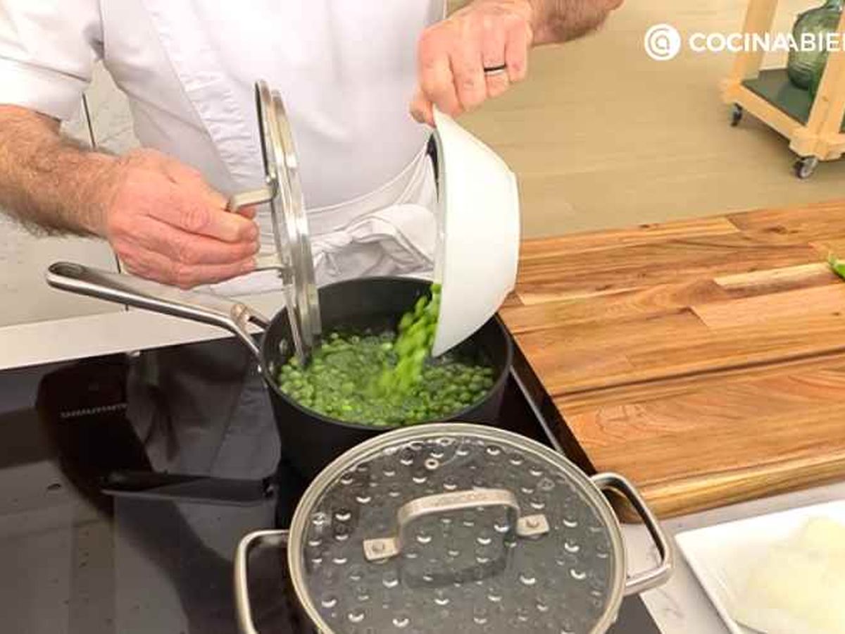 Cocina los guisantes