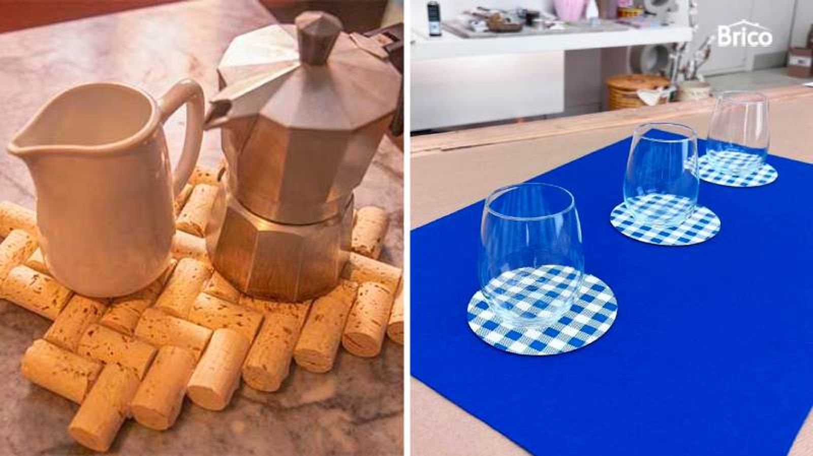 Diferentes tipos de posavasos Diferentes tipos de posavasos