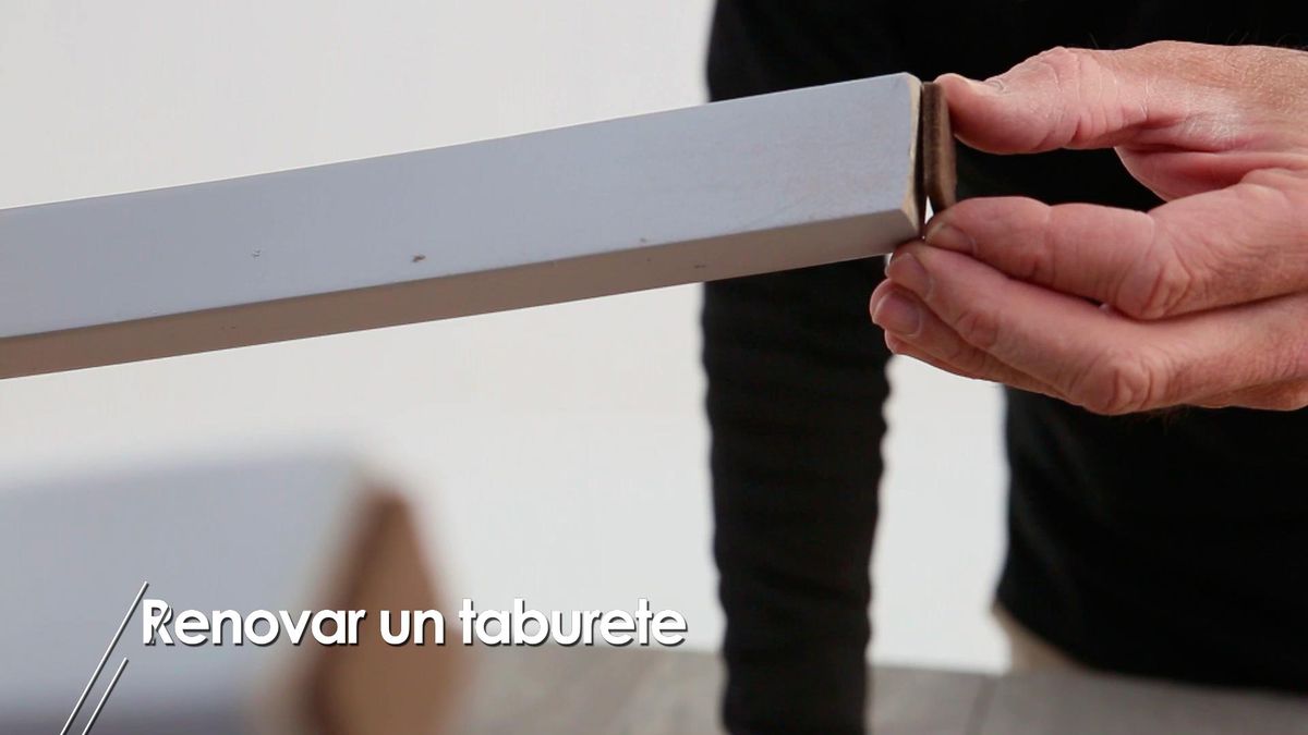 Cómo renovar un taburete paso 6