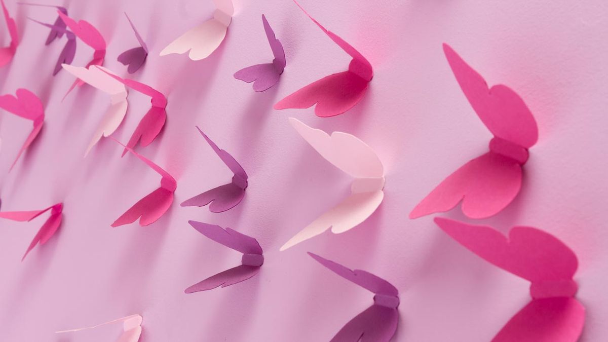 mariposas de papel