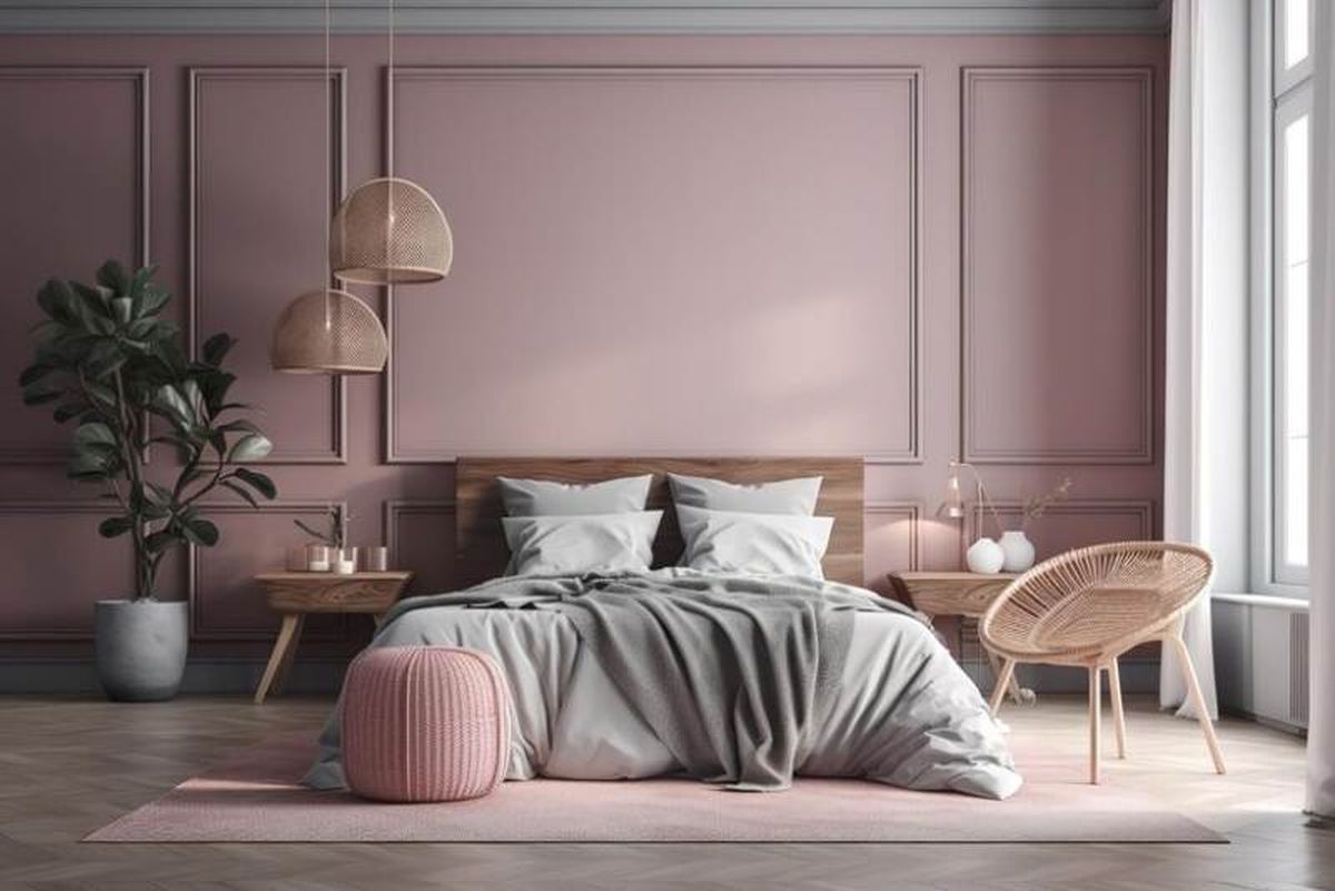 El color rosa genera un ambiente de calma y serenidad