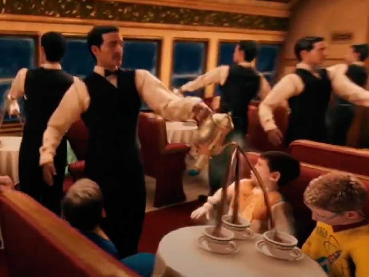 el expreso polar pelicula escena chocolate