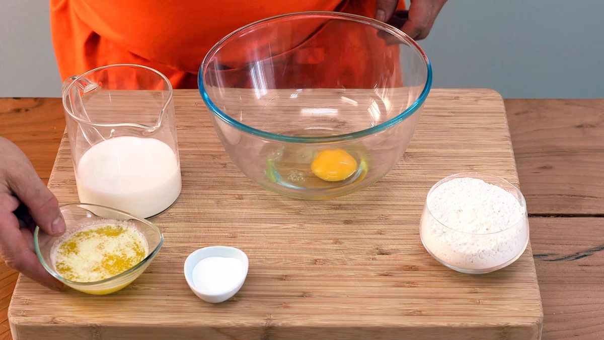 Cómo hacer blinis  paso 1