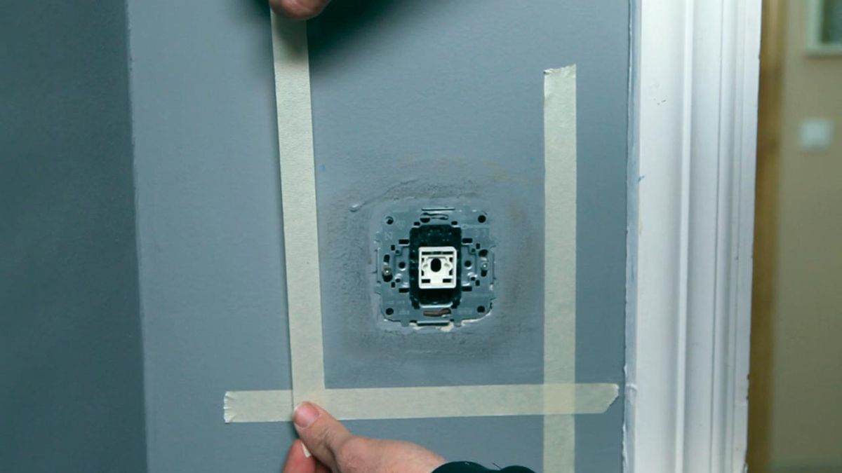 Marco protector transparente para la pared paso 2