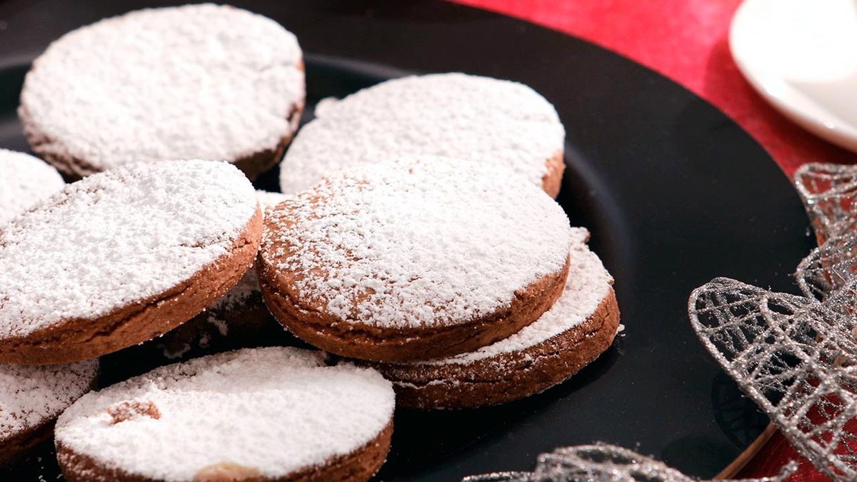 Polvorones de chocolate
