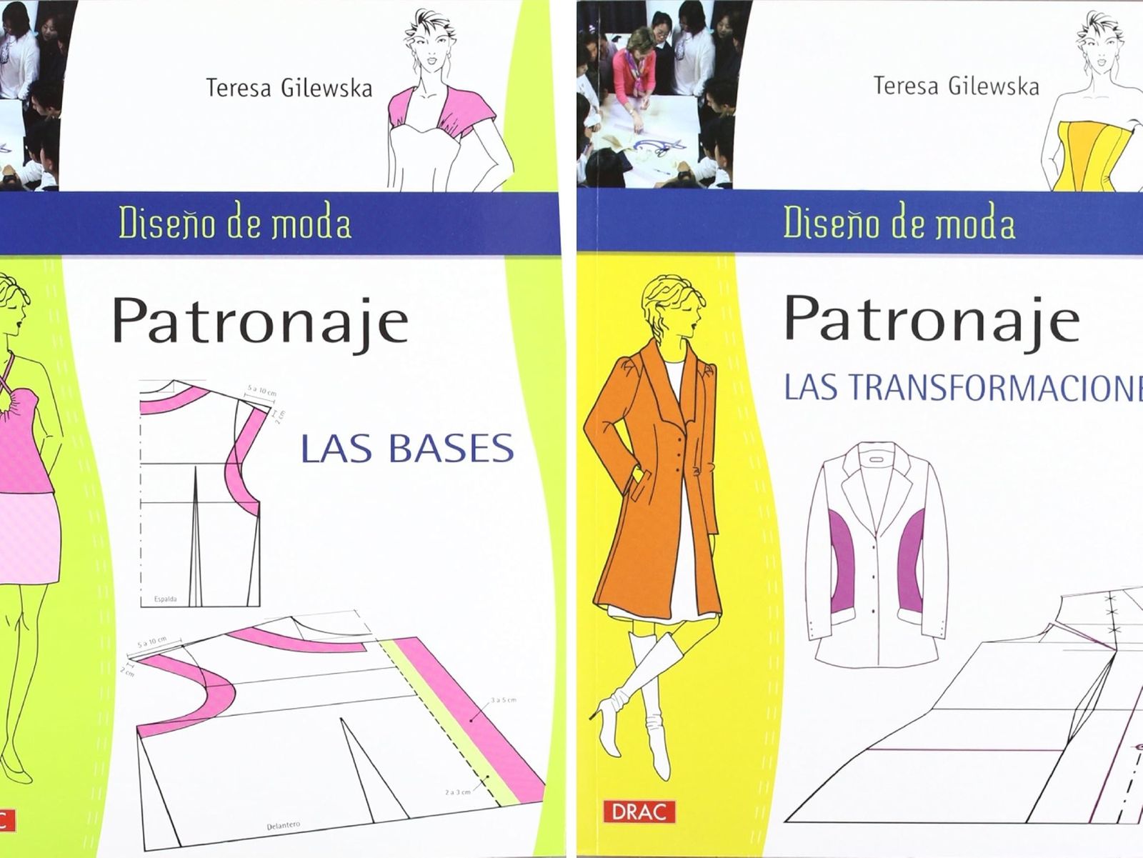 Libros de patronaje de moda / Fotos: Amazon Libros de patronaje de moda / Fotos: Amazon