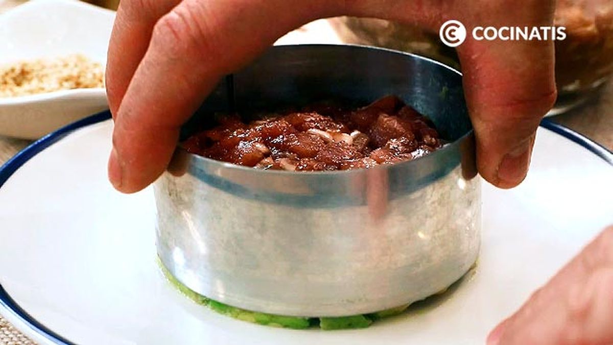 Receta de tartar de atún rojo y aguacate  paso 6