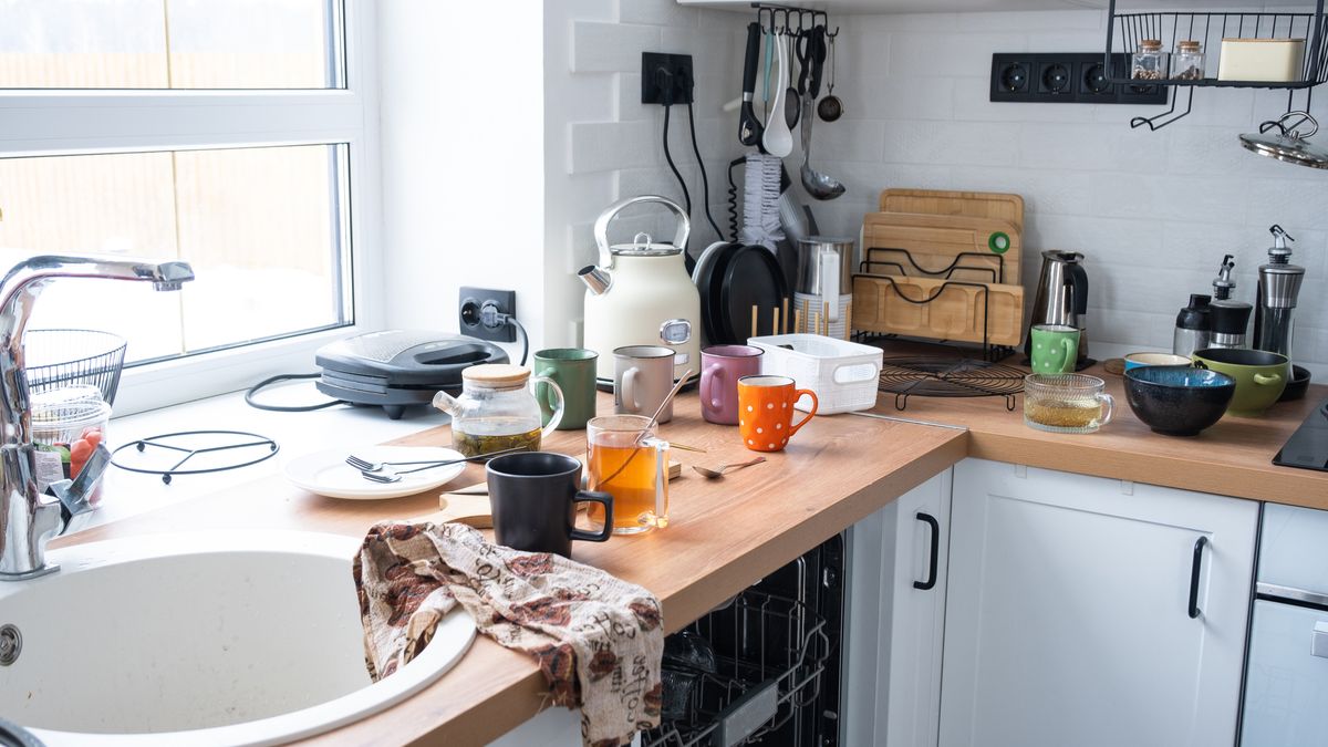 La cocina es propensa a acumular desorden en cuestión de minutos