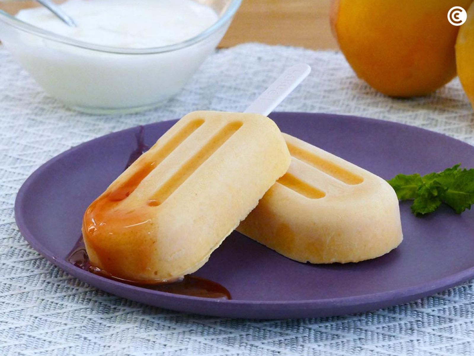 Polos de melocotón