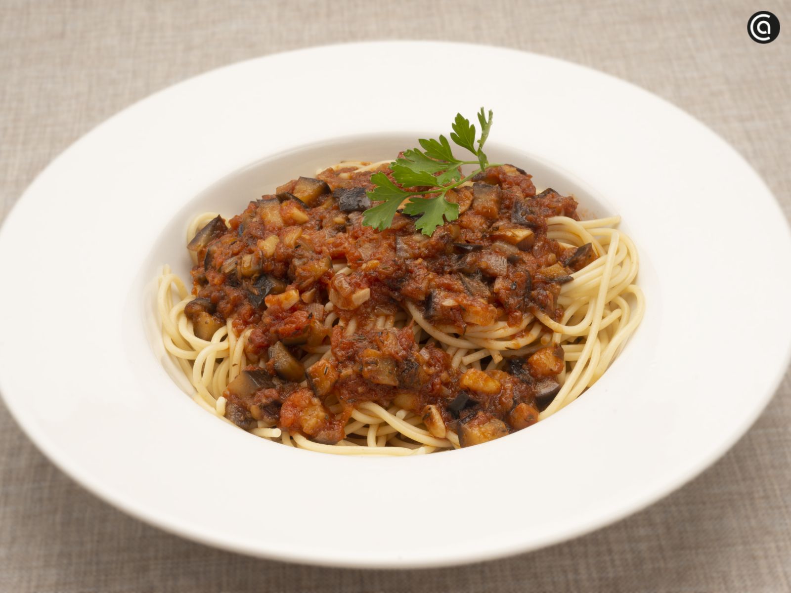 Receta de espaguetis con berenjenas