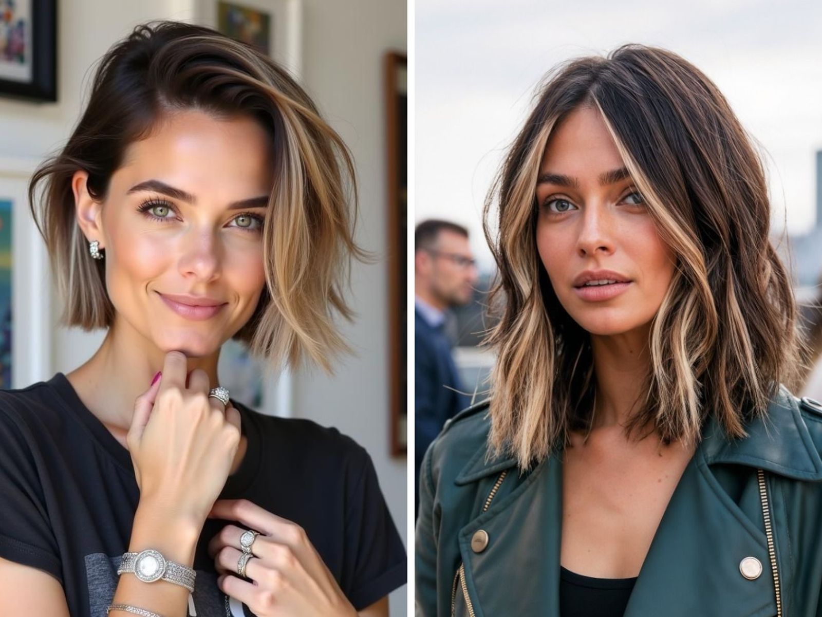 Hair contouring en cabello corto / Fotos: Pinterest Hair contouring en cabello corto / Fotos: Pinterest