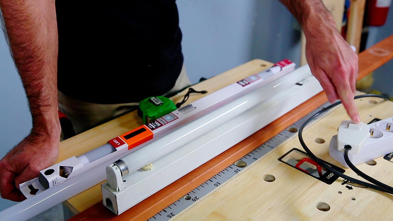Cambiar tubo fluorescente por led