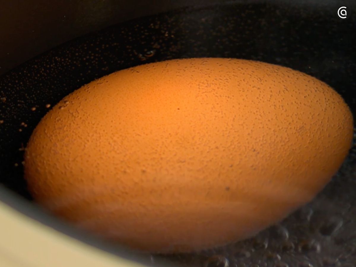 Pon el huevo a hervir, pélalo cuando se enfríe y resérvalo