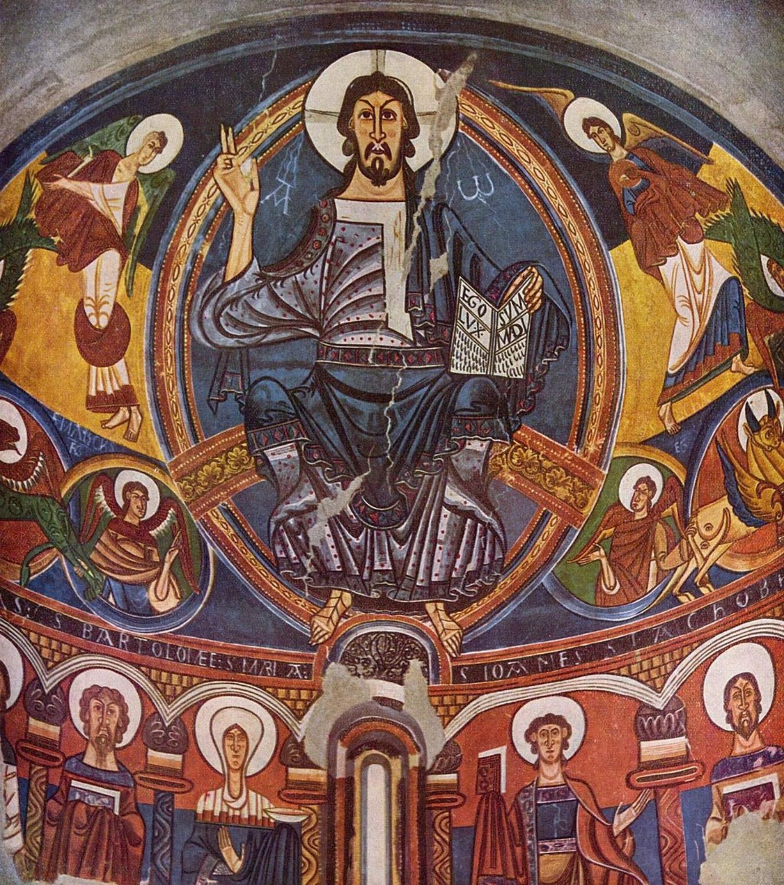 Pantocrátor de Sant Climent de Taüll. Pantocrátor de Sant Climent de Taüll.