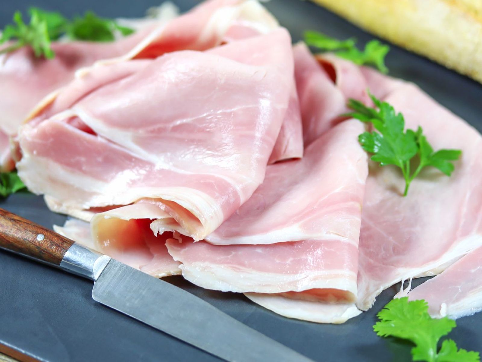 Lonchas finas de jamón de York Lonchas finas de jamón de York