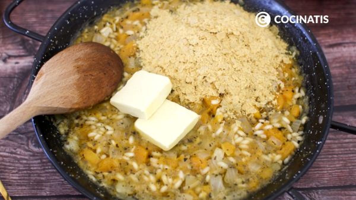 receta risotto vegano de calabaza paso 5