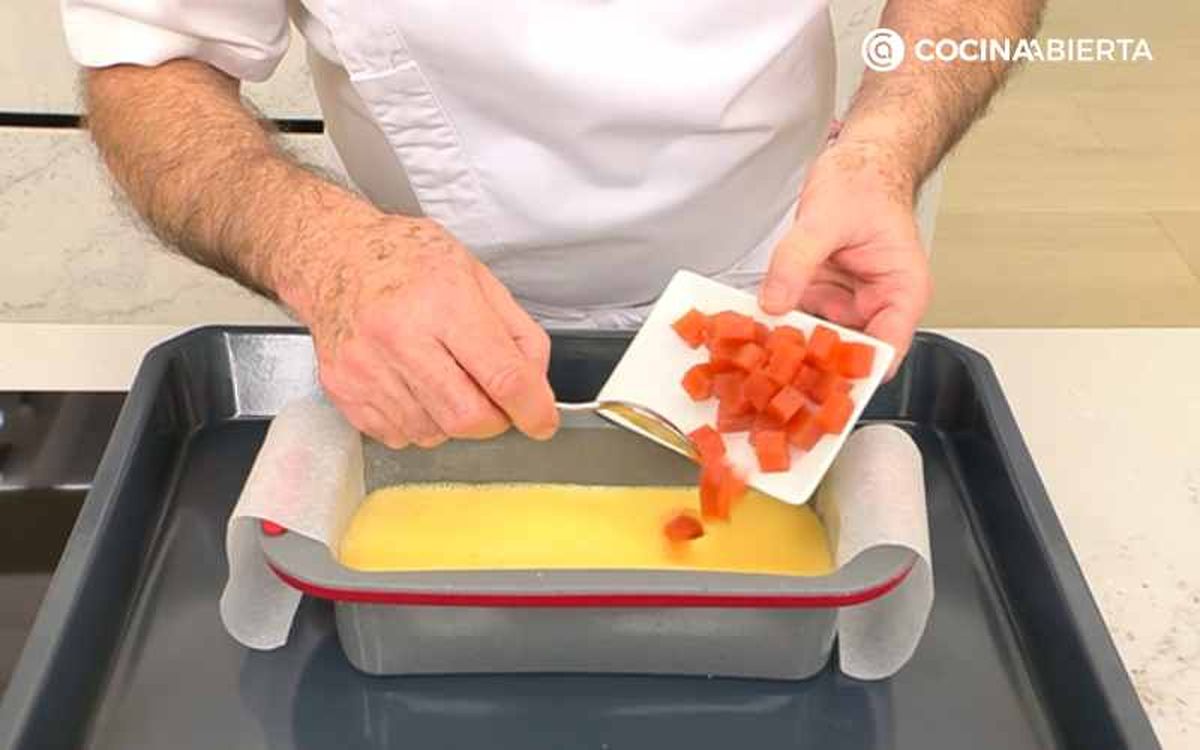 Agrega los dados de membrillo