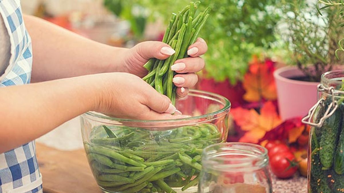 congelar judias verdes limpiar