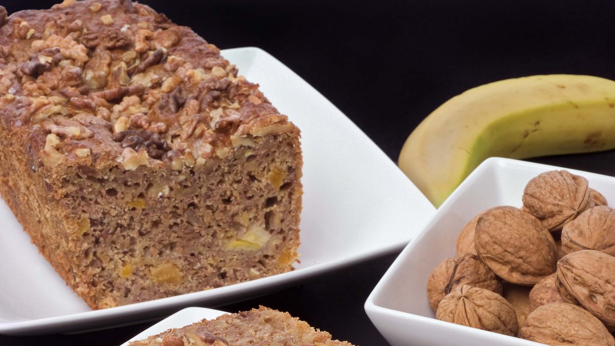 Pan de plátano y nueces de Eva Arguiñano