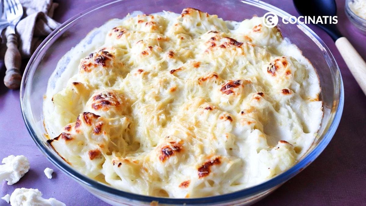 receta de coliflor con bechamel