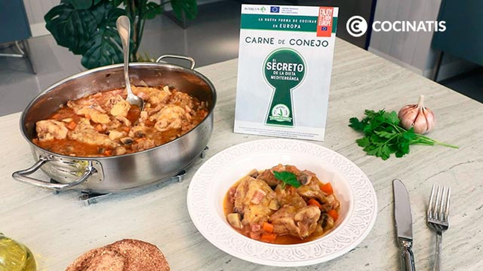 Receta de carne de conejo troceada a la cazadora paso 7 Receta de carne de conejo troceada a la cazadora paso 7