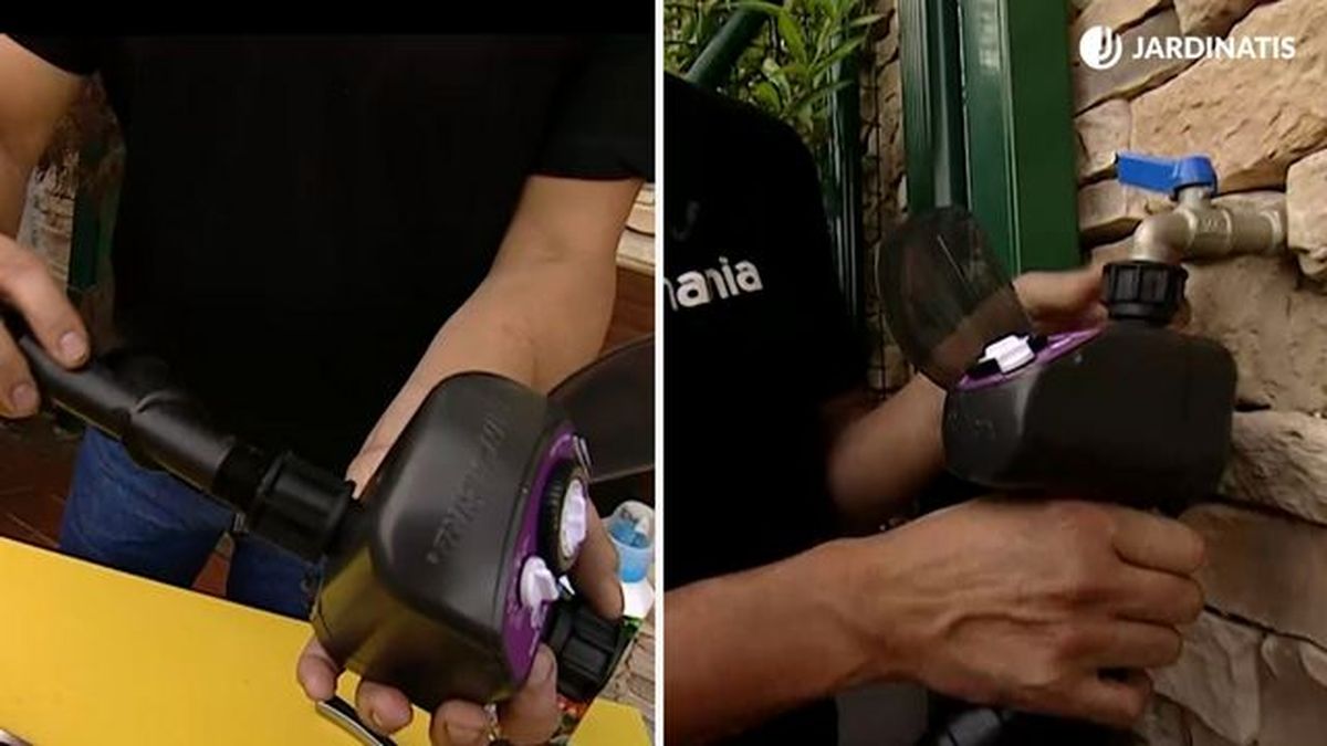 como instalar sistema riego goteo brico 522