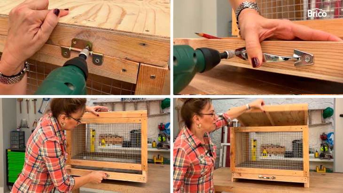 Fijar las bisagras y los tiradores