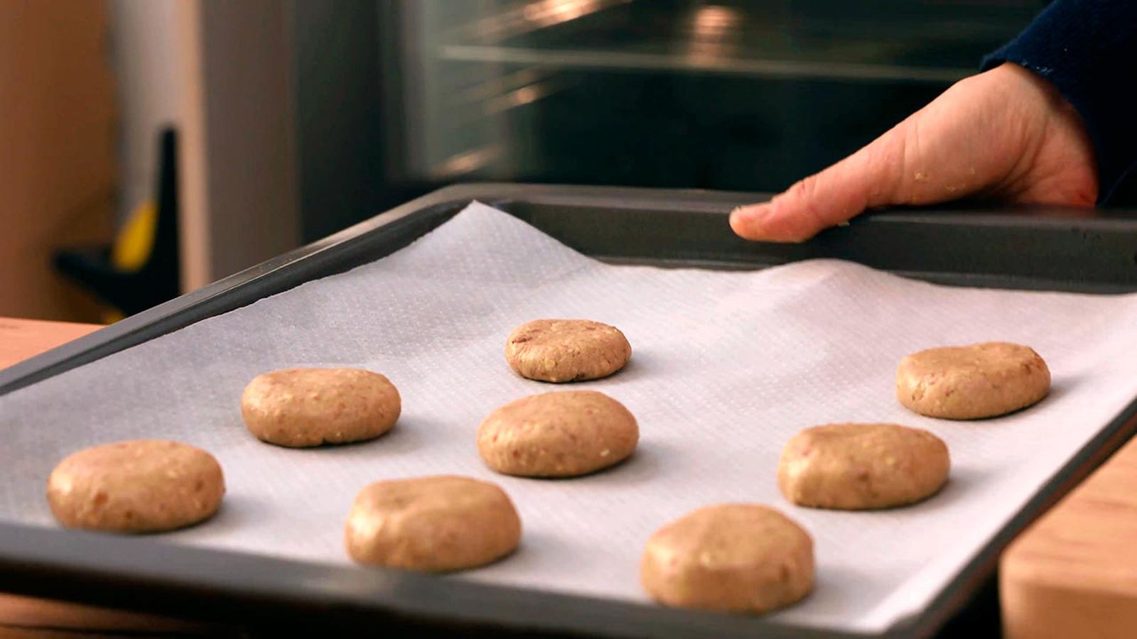 Receta de mantecados veganos de aceite de oliva paso 5 Receta de mantecados veganos de aceite de oliva paso 5
