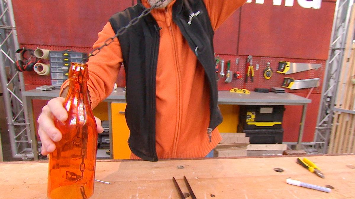 Botellas luminosas paso 14