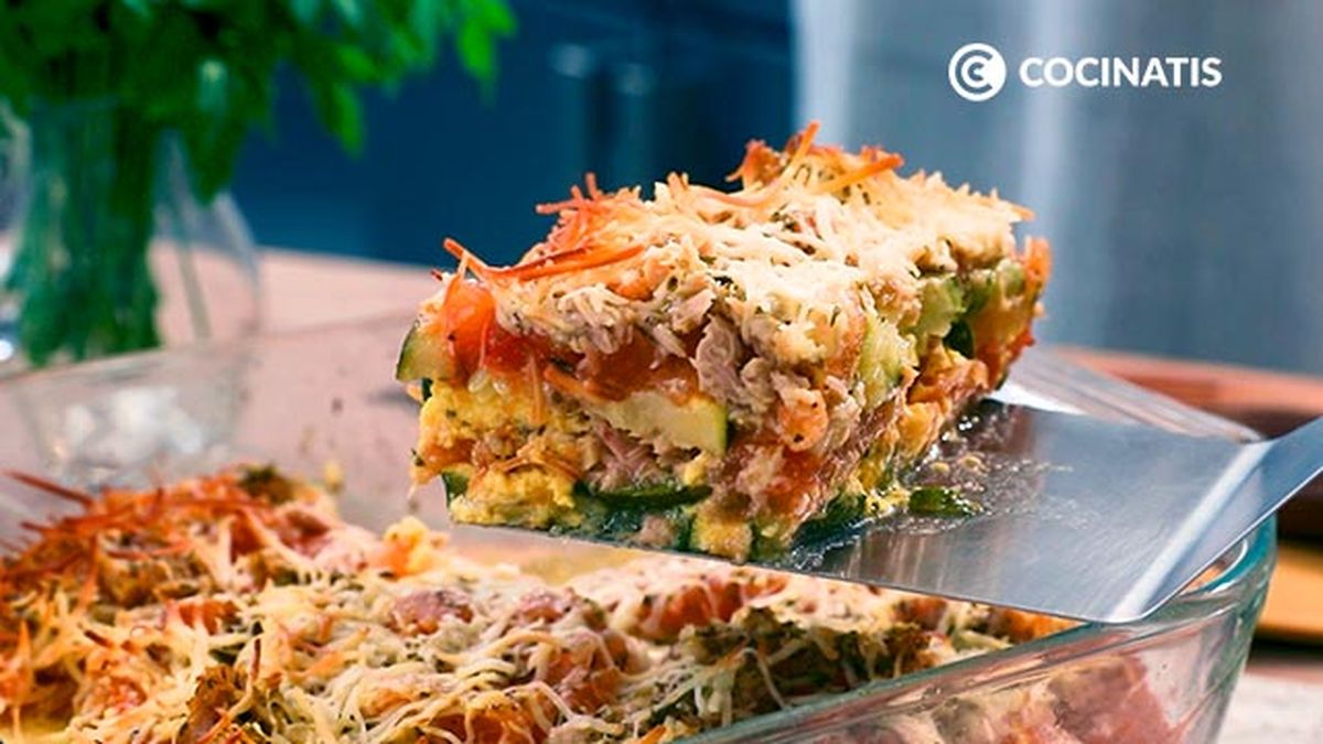 Receta de pastel de calabacÃ­n y atÃºn  paso 5