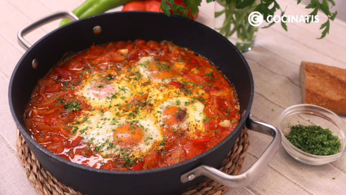 Receta de shakshuka