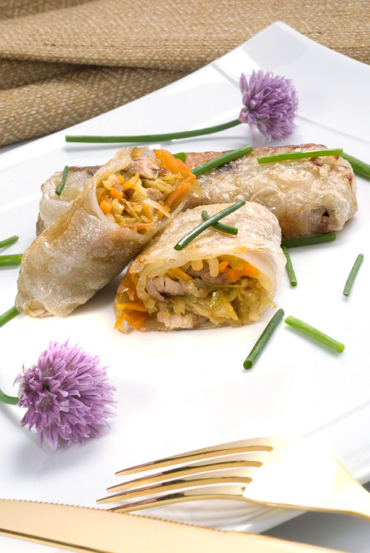 rollitos de verdura soja y ternera xl