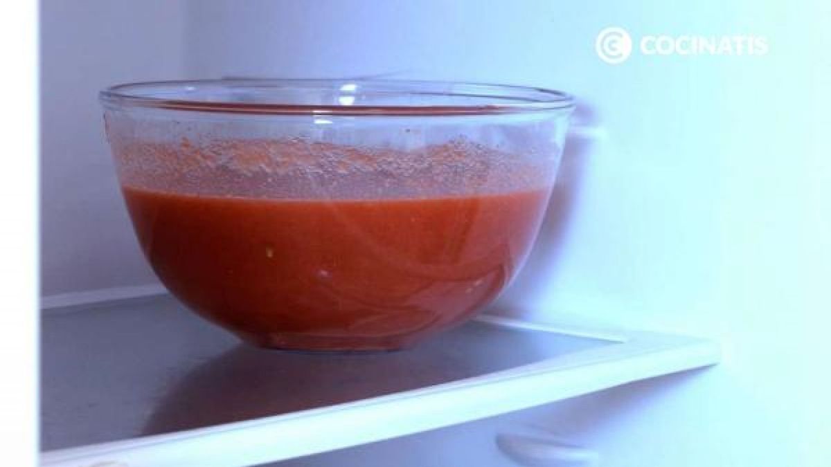 Receta de gazpacho de sandía y tomate   paso 6