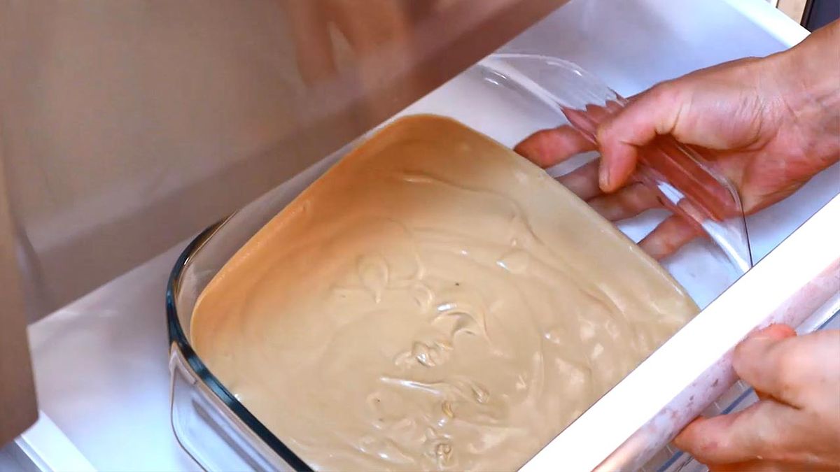 Receta de helado de café casero  paso 3