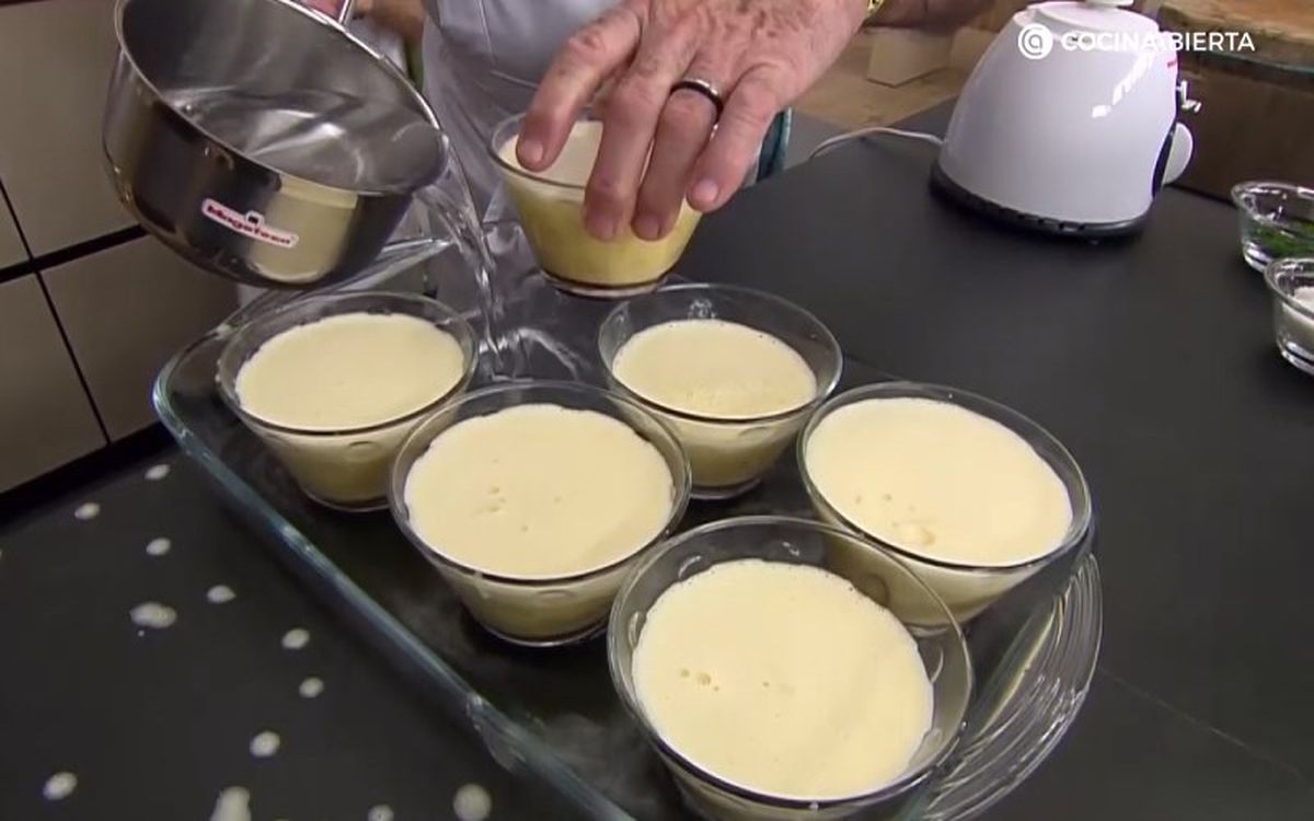 Hornea los flanes al baño maría para conservar la cremosidad