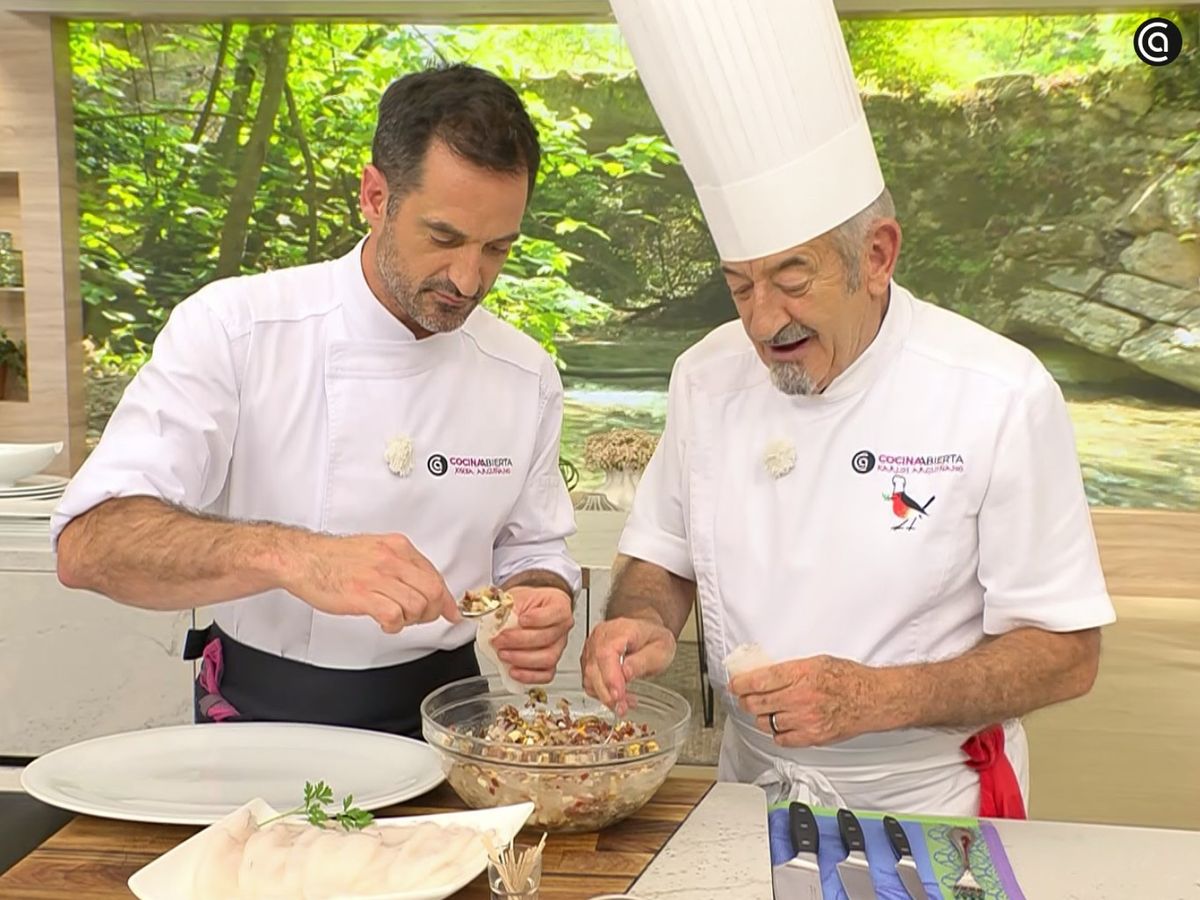 Chipirones rellenos con salsa de tomates secos - paso 2
