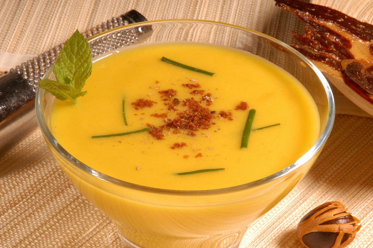 Gazpacho de melocotón