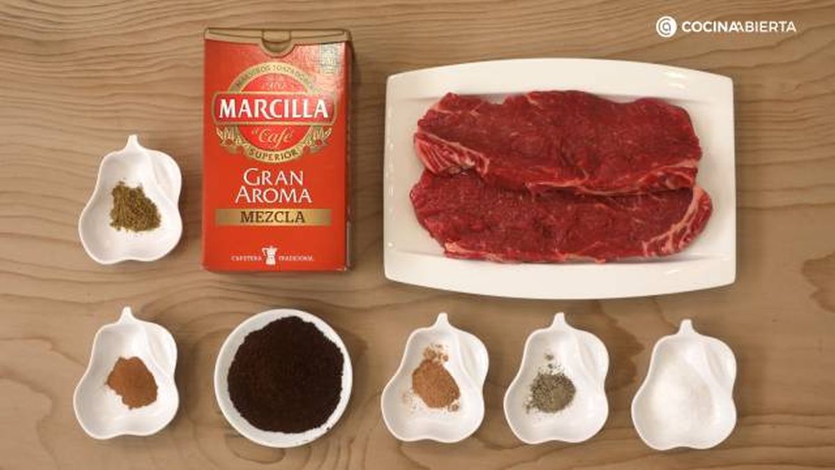 Lomo buey salsa cafe ingredientes