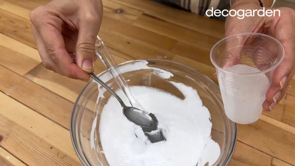 como hacer slime paso 6