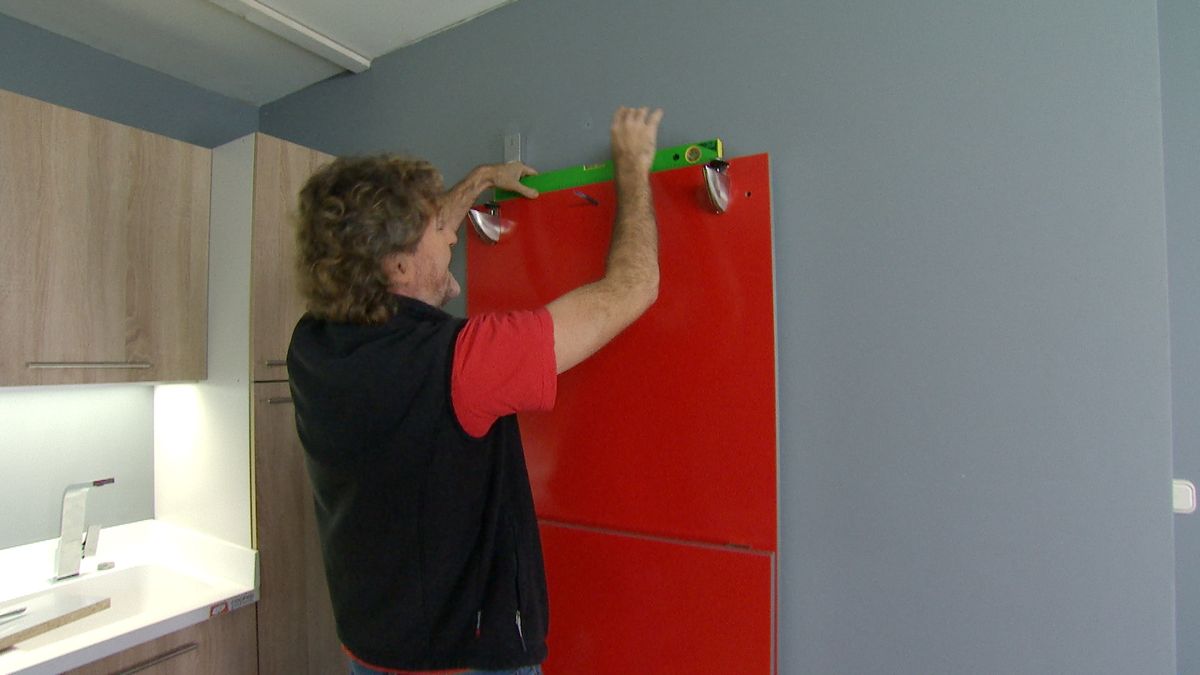 Mesa abatible de cocina paso 12