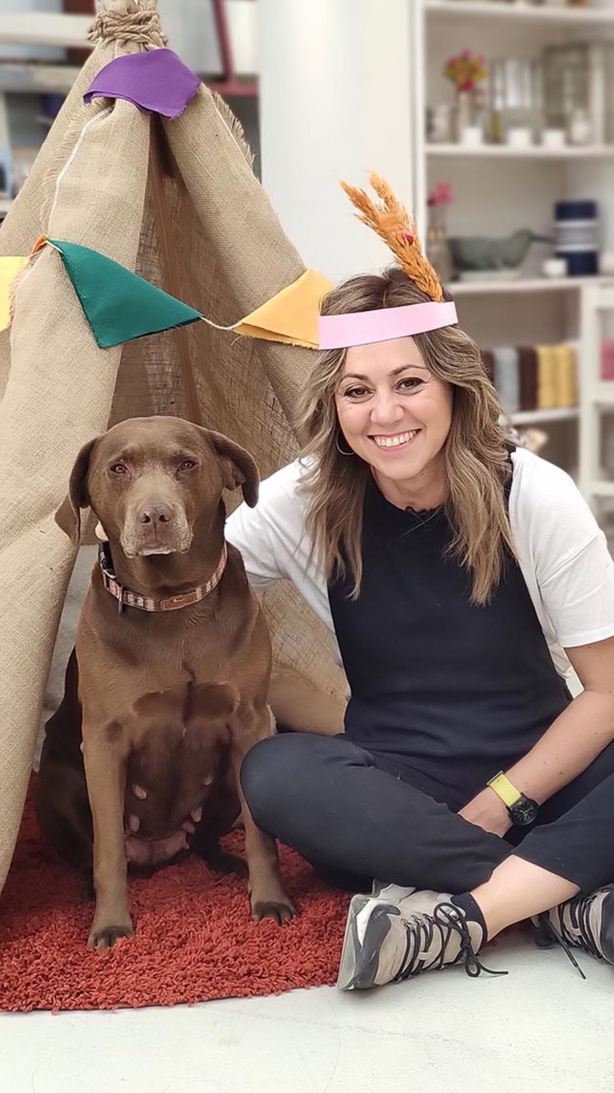 como hacer un tipi perros 2