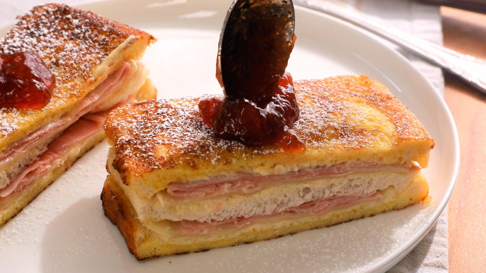 Sándwich Montecristo   Paso 7
