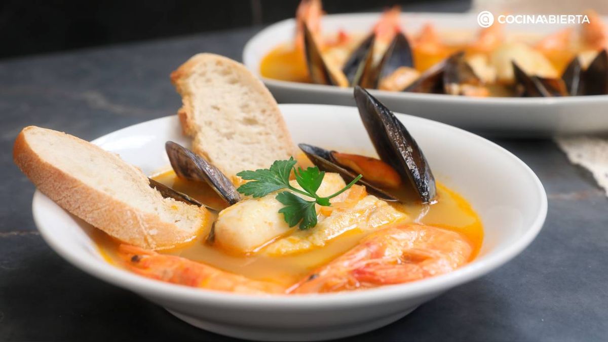 Sopa bullabesa, la receta tradicional de Marsella