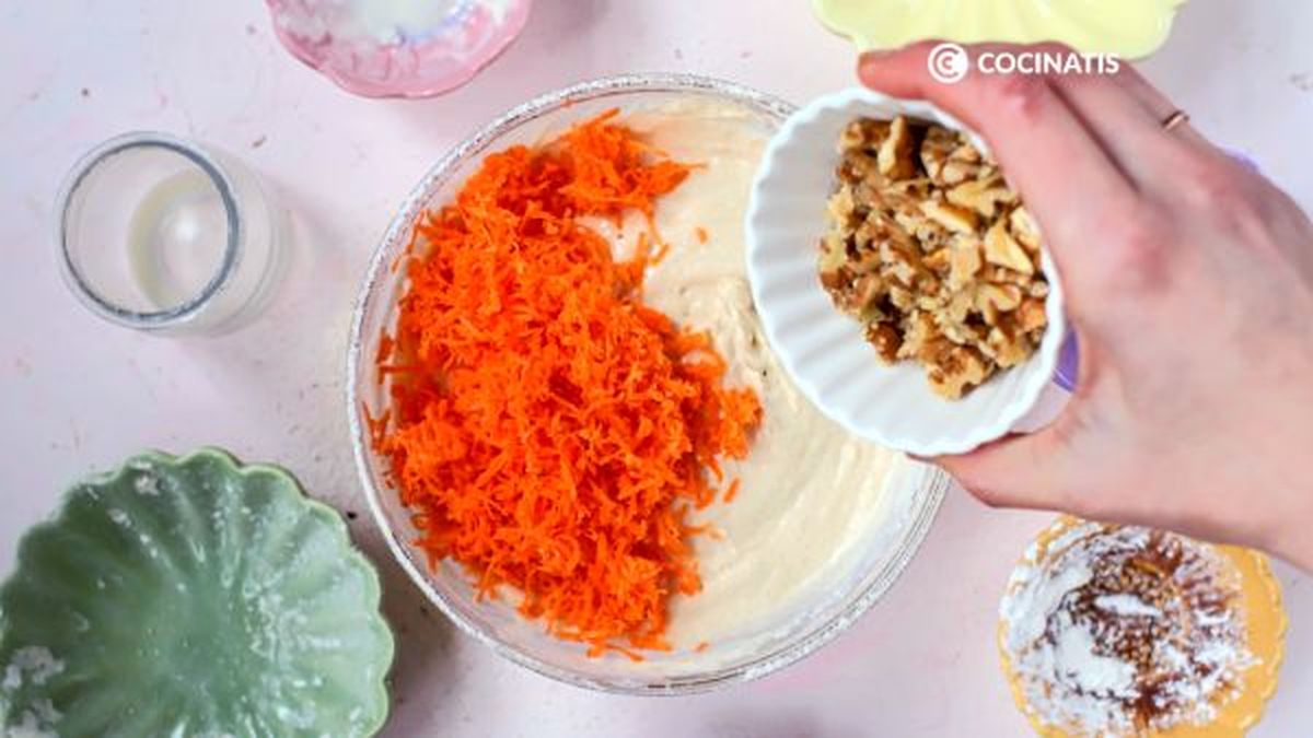 receta cupcakes de pascua paso 3