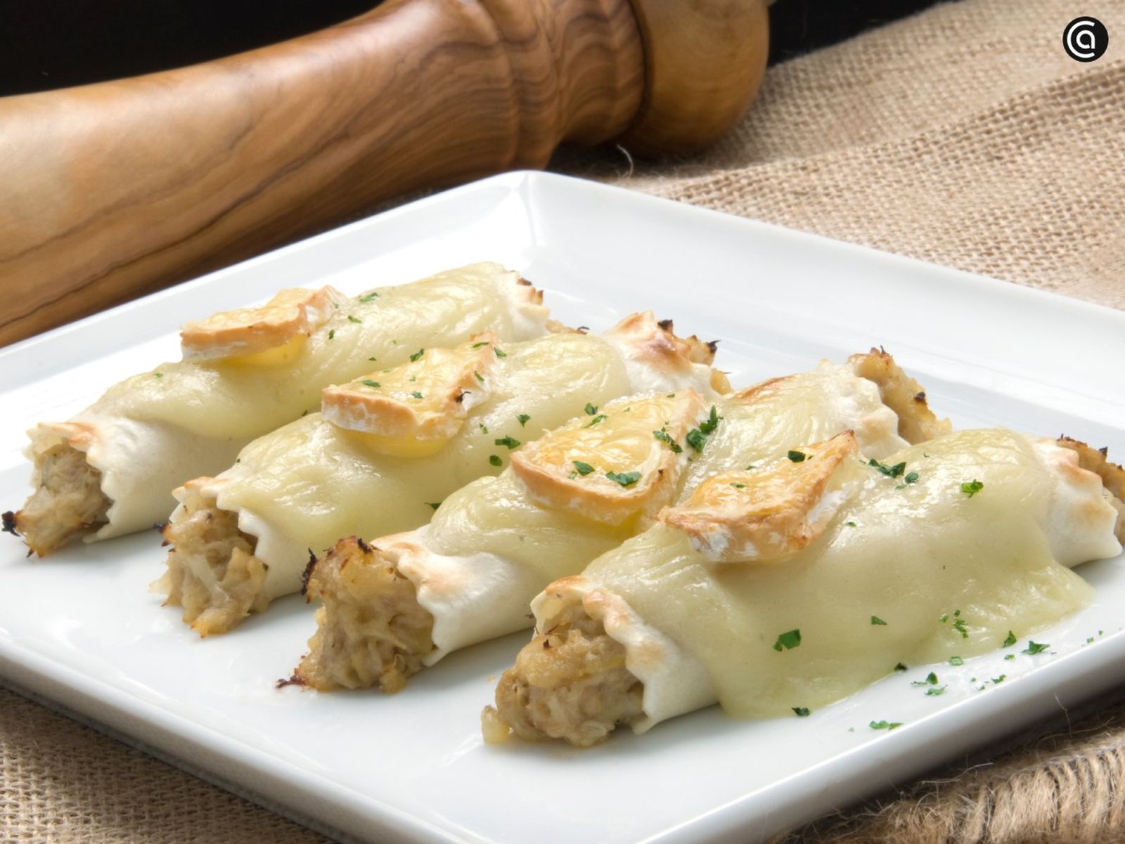 Canelones de pollo, receta de Karlos Arguiñano