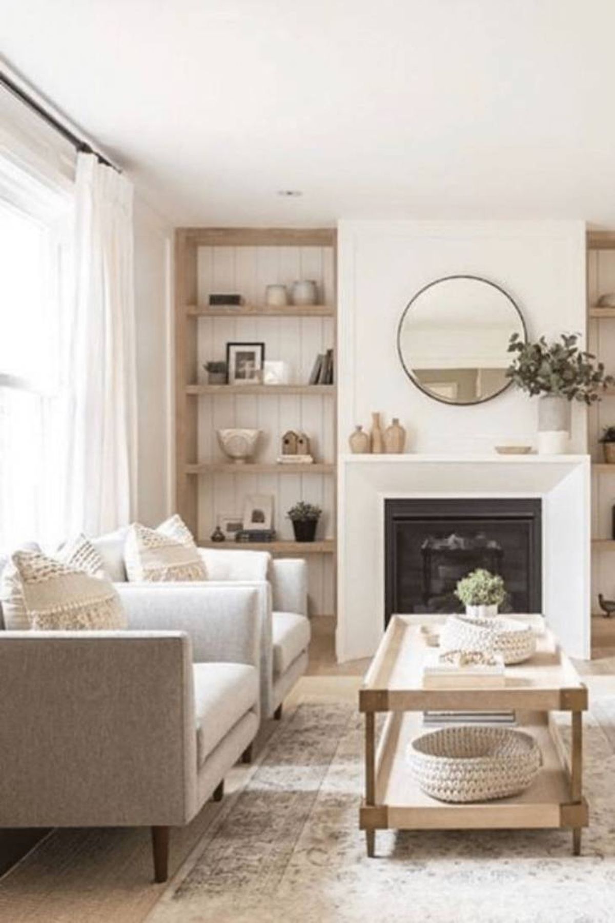 salon con chimenea moderno Pinterest Casas contenedores Think Box