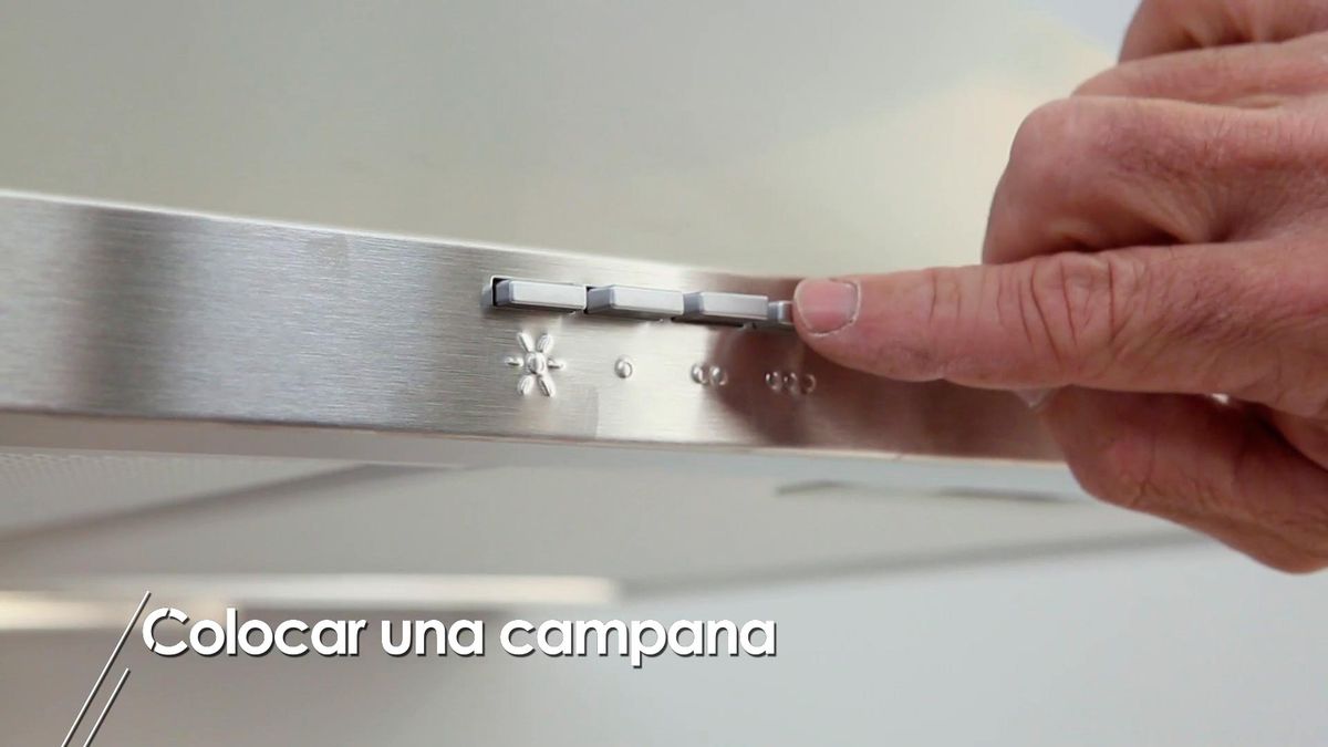 Cómo colocar una campana extractora paso 6